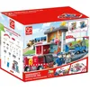 Image de Circuit de train en bois - HAPE - Centre de secours - 55 pièces - Pour enfants à partir de 3 ans - Mixte
