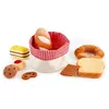 Image de Hape - Jeu dimitation en feutrine gamme cuisine - Panier de petits pains et viennoiseries pour enfants