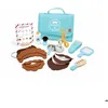 Image de valisette - Kit du petit barbier - HAPE - E3226 - Bleu - Dès 3 ans