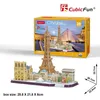 Image de Puzzle 3D - CUBICFUN - Ville de Paris - 114 pièces - Architecture et monument