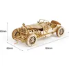 Image de Maquette en bois - Voiture de course - 220 pièces - ROBOTIME - A monter soi-même - Enfant