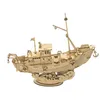 Image de Robotime modèle réduit Fishing Ship 158 cm bois 104 pièces