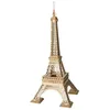 Image de Maquette en bois - La Tour Eiffel - 121 pièces - ROBOTIME - Jaune - A monter soi-même - Enfant