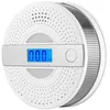 Image de Détecteur de fumée et de monoxyde de carbone - RICEEL - 2 en 1 - Sans fil - Alarme 85 db - Installation facile