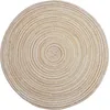 Image de Lot de 6 sets de table ronds résistants à la chaleur et lavables (beige)