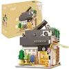 Image de Cada C66007W Construction Blocks Summer Breeze Coffee Shop LED 1116 pièces.