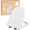 Image de XICHAO Abattant WC Frein de Chute Déclipsable Installation Facile - FORME U