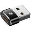 Image de Adaptateur Usb-c Vers Usb-a 2.0 Charge 5a Et Synchronisation 480 Mb/s Noir Baseus