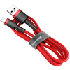 Image de Câble Flexible Et Durable Usb Lightning Qc3.0 2,4 A 0,5 M Rouge
