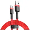 Image de Câble USB vers Lightning - Cafule - CALKLF-A09 - 05 m - 24 A - Rouge