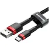 Image de Câble Usb Hconfortxl 3m Noir/rouge Usb A Vers Usb-c