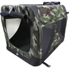 Image de Caisse de transport - M PETS - COMFORT CRATE L - Camouflage - Pliable - Cadre métallique - Grilles d’aération