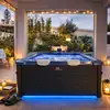 Image de Spa Mspa Sapphire 6 Places   Semi-rigide 160x160 Cm, Jets D'hydromassage, Led, Contrôle Via Application