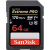 Image de Carte Mémoire - SanDisk - Extreme Pro - 64Go - SDHC/SDXC - Classe 10 U3 - 170 Mo/s