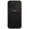 Image de Audi   Coque rigide effet fibre carbone (TPU) pour iPhone 13 Pro Max 67   Noir
