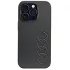 Image de Étui pour iPhone 14 Pro - Audi - Cuir Synthétique - Noir - Semi-rigide - Mixte