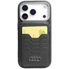 Image de Audi Leather Wallet Étui Smartphone Cuir Noir Avec Magsafe