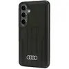 Image de Coque Audi Pour Samsung Galaxy S24 Noire Cuir Synthétique