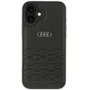 Image de Étui en cuir synthétique - Audi - iPhone 16 Plus - Noir - Coque rigide - TPU écologique