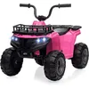 Image de 12V Quad Électrique Pour Enfants Voiture Électrique Enfants ATV à 2 Vitesse 74x45x54 cm Pour Enfants 3+ Ans Rose