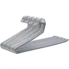 Image de Lot de 20 Cintres à pantalon en métal Cintre à bout ouvert longueur 38 cm