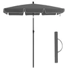 Image de Parasol De Balcon Pliant 2x1,25m Upf 50+ Gris