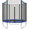 Image de Songmics trampoline jardin ø 183 cm avec filet de protection, poteaux recouverts sécurité testée par tüv rheinland