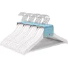Image de SONGMICS Cintres pour enfant en Bois Lot de 20 avec Encoches et Barre Antiglisse avec encoches pivotantes à 360° CRW06W-20