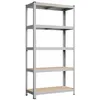 Image de SONGMICS Étagère Charge Lourde métallique180 x 90 x 40 cm Étagère de Rangement Planches réglables pour Garage Cave