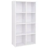 Image de Bibliothèque Blanche Moderne avec 8 Cubes de Rangement