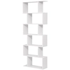 Image de Bibliothèque Blanche en Bois avec 6 Cubes, Sécurité et Élégance pour Maison et Bureau