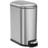 Image de Songmics® Poubelle à pédale de10L Poubelle en INOX avec Seau intérieur Fermeture Douce LTB10NL