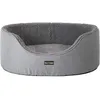 Image de FEANDREA Panier pour Chien Coussin Réversible 83 x 63 x 27 cm Gris PGW32GG