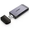 Image de Ugreen - Adaptateur Usb Ugreen 4 En 1 Lecteur De Cartes Sd + Microsd (argent)