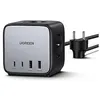 Image de Chargeur rapide de bureau - UGREEN - 65W - Avec prises intégrées - Gris / Noir
