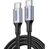 Image de Câble USB-C - UGREEN - Câble renforcé type C vers C - 1 m - 100W - Noir
