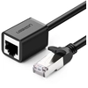 Image de Câble D'extension Réseau Ethernet Rj45 Cat. 6 F/utp 1 000 mbit/s 1 m, Noir