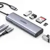 Image de Ugreen Usb-c To 2*usb3.0+hdmi+rj 45+sd&tf+pd Port Hub