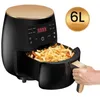 Image de Friteuse Sans Huile 6L Friteuse à Air Chaud Electrique Multifonction Air Fryer Écran Tactile LCD avec 8 programmes 2500W