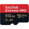 Image de Carte mémoire microSDXC 512 Go SanDisk Extreme Pro - Vitesse décriture 140 Mo/s - Vitesse de lecture 200 Mo/s