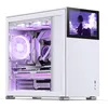 Image de Boîtier ATX - JONSBO - D41 - Verre trempé - Blanc - 210 mm de large