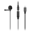 Image de Boya BY-M2 - Micro-cravate à condensateur - Directivité omnidirectionnelle - adaptateur Jack 3.5 mm TRS vers Lightning