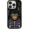 Image de Coque de protection - Nimmy Cool & Cute 2.0 Gorilla - 3D gorille - Silicone souple - iPhone 16 Pro Max