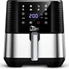 Image de UTEN Friteuse à Air Chaud 5.5LFriteuse à Air Sans Huile 55L 1700W 7 Programmesécran Tactile Numérique LED Minuteur et