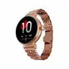 Image de Montre connectée hifuture aura pour femme, écran amoled 1,08, boîtier en acier inoxydable, moniteur de fréquence cardiaque, capteur spo2, podomètre, étanchéité ip68, compatible android et ios, couleur or rose.