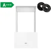 Image de Ciarra Hotte Îlot 700m³/h Contrôle Tactile+wifi Lumière Uv Blanc Cbcs4850-ow