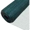 Image de Vounot Grillage A Poule Avec Fils 25mm En Pvc Gaine Vert 1x25m
