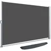 Image de VOUNOT® Paravent extérieur rétractable 160x300cm avec housse de protection - Gris - Store latéral vertical brise-vue