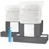 Image de Vounot Lot De 9 Sac De Rangement Sous Vide Non Tisse Xxl Gris