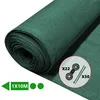 Image de VOUNOT® Brise vue occultant en HDPE 90g/m² 1x10m avec attaches de fixation vert